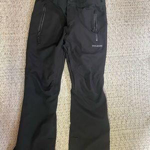 Volcom Kids Snowboard/Ski Modern Articulated Pants - youth size large- black
